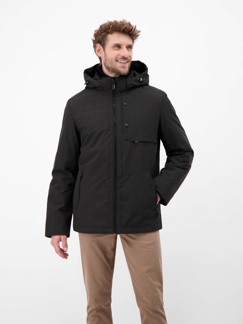 LERROS Outdoorjacke "LERROS Herren Blouson in Stukturoptik" mit Kapuze Wasser- und windabweisend von Lerros