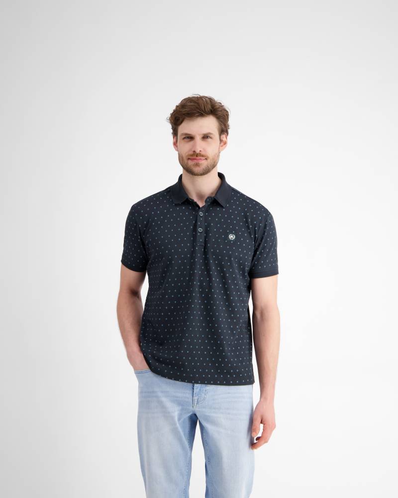 LERROS Poloshirt "LERROS Herren Poloshirt mit Minimalprint" von Lerros