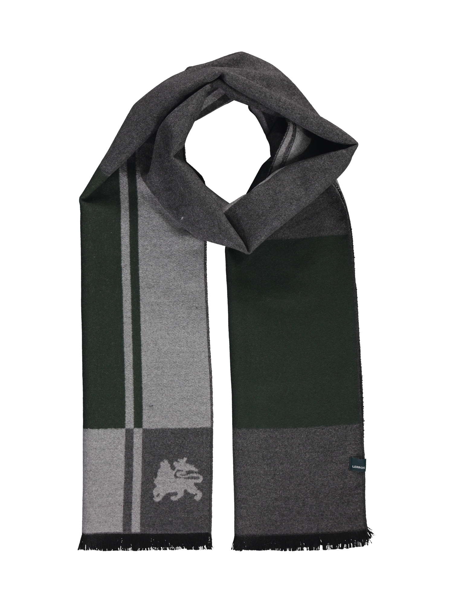 LERROS Schal "LERROS Herren Schal in Block-Design" von Lerros