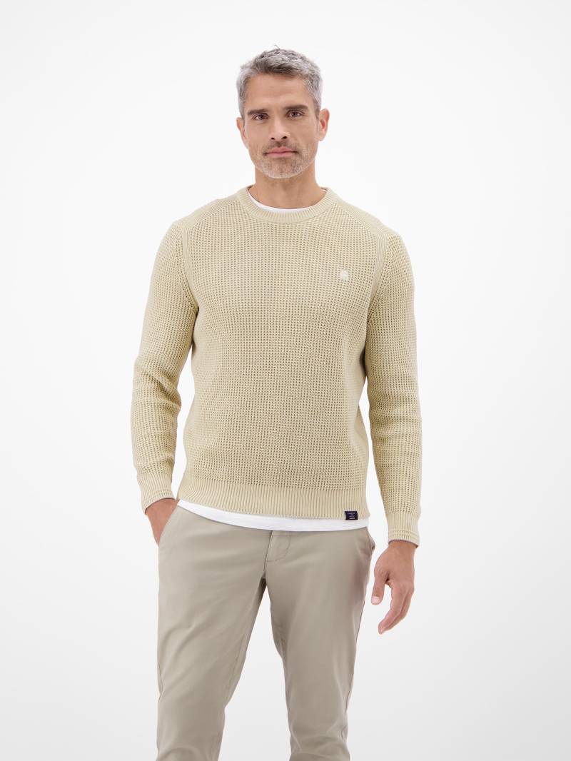 LERROS Strickpullover "LERROS Herren Crewneck-Stricker in Strukturqualität" von Lerros