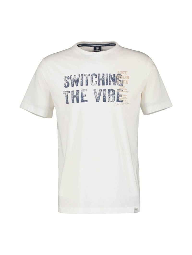 LERROS T-Shirt "LERROS Herren T-Shirt mit Brust-Print" von Lerros