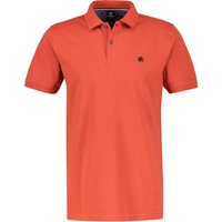 Lerros Herren Piqué Poloshirt deep coral red M von Lerros