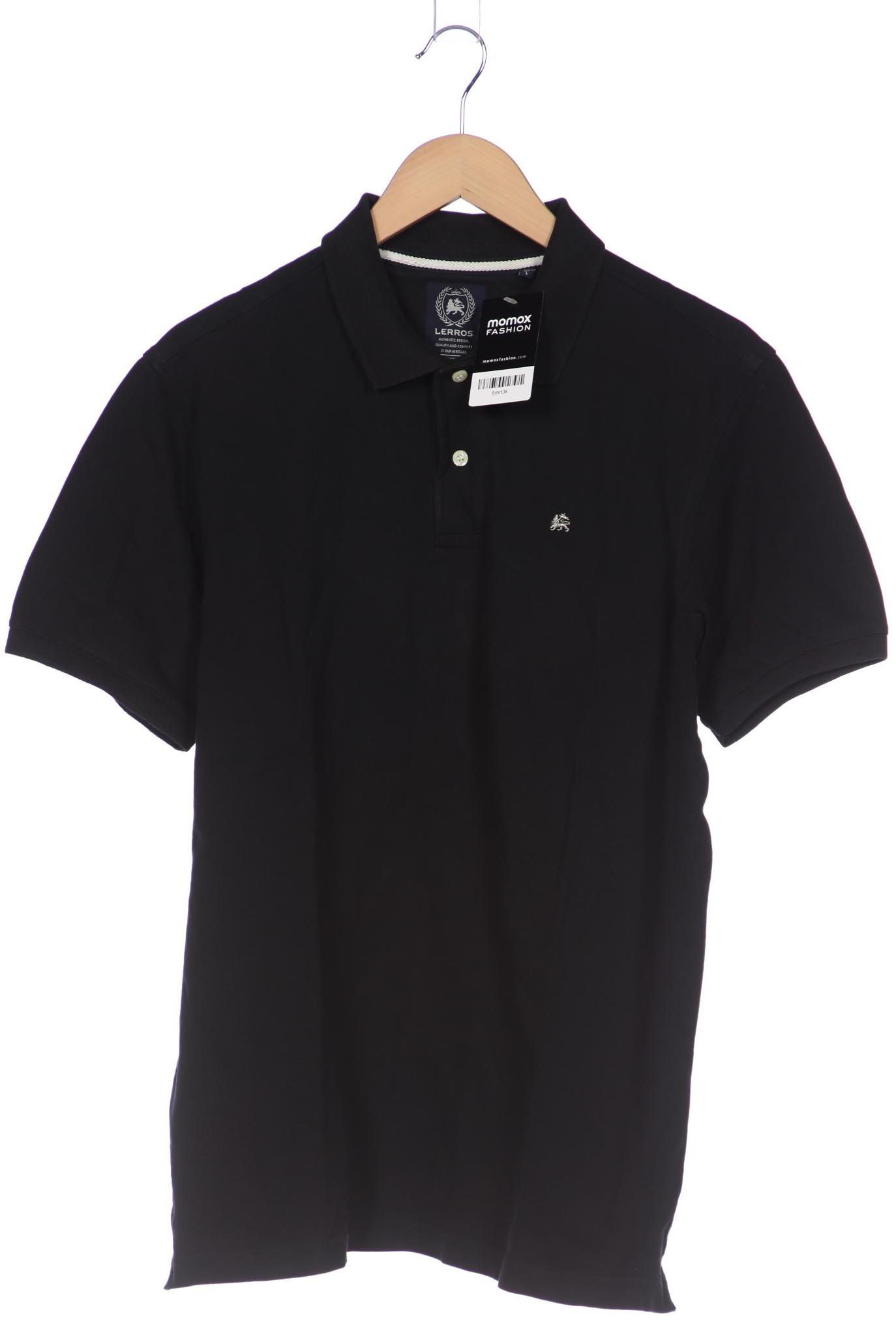 Lerros Herren Poloshirt, schwarz von Lerros