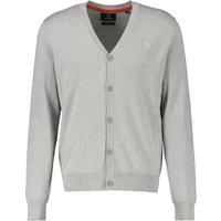 Lerros Herren Strickjacke platinum grey melange L von Lerros