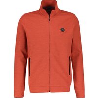 Lerros Herren Sweatjacke Troyer deep coral red S von Lerros