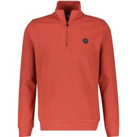 Lerros Herren Sweatshirt Troyer deep coral red 3XL von Lerros