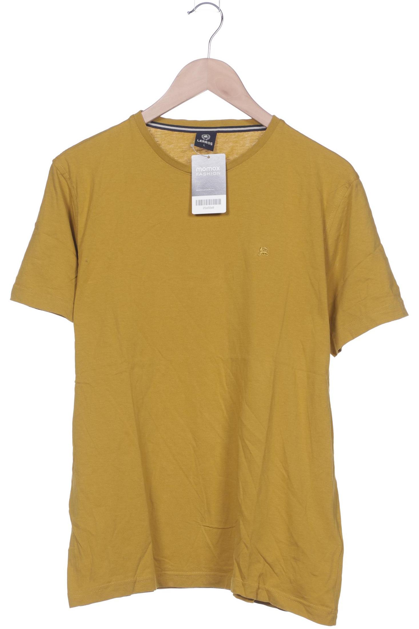 Lerros Herren T-Shirt, gelb von Lerros