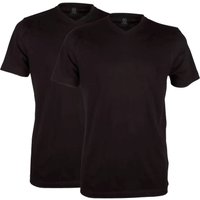 Lerros Herren T-Shirts V-Neck black L von Lerros