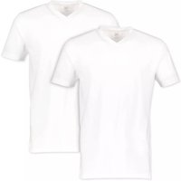 Lerros Herren T-Shirts V-Neck white 3XL von Lerros