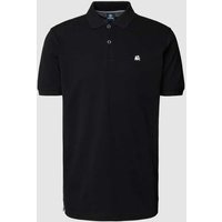 Lerros Poloshirt mit Label-Stitching in Black, Größe L von Lerros