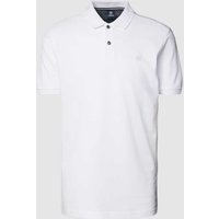 Lerros Poloshirt mit Label-Stitching in Weiss, Größe L von Lerros