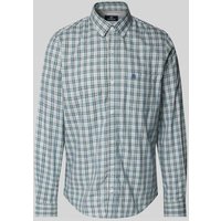 Lerros Regular Fit Freizeithemd mit Label-Stitching in Lind, Größe XL von Lerros