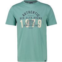 Lerros Softes Baumwoll-T-Shirt mit Print auf Front von Lerros