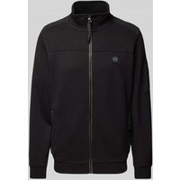 Lerros Sweatjacke mit Strukturmuster in Black, Größe L von Lerros