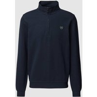 Lerros Sweatshirt mit Troyer-Kragen in Marine, Größe L von Lerros