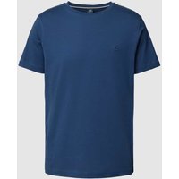 Lerros T-Shirt mit Logo-Stitching in Dunkelblau, Größe L von Lerros