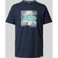 Lerros T-Shirt mit Motiv-Print in Marine, Größe XXL von Lerros