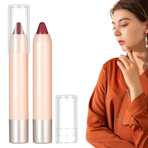 Liplinerstift,Lippenstift und Lipgloss | Wasserfester, wischfester, hochpigmentierter Lipliner, 8 natürliche Farben für Frauen-Make-up, langlebig und feuchtigkeitsspendend Leryveo von leryveo