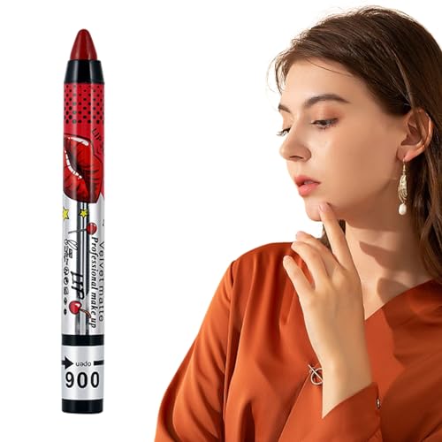 Matter Lippenstiftstift,Velvet Crayon Nicht klebriger Lippenfleck | Wasserdichtes Lippen-Make-up-Geschenk, langlebiges Lipgloss-Set, Lippen-Make-up-Sets für Frauen Leryveo von leryveo