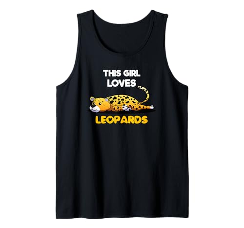 Dieses Mädchen liebt Leoparden Tank Top Dieses Mädchen liebt Leoparden Tank Top von Les Amateurs De Léopards Présentent De Gros Chats