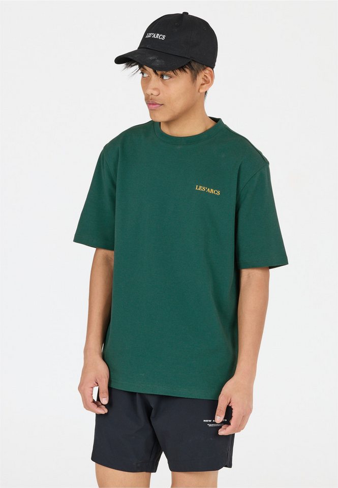 Les'Arcs Funktionsshirt Tynan mit lässigen Print-Details von Les'Arcs