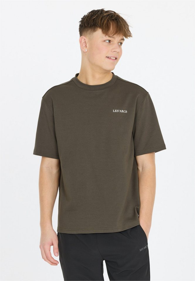 Les'Arcs Funktionsshirt Tynan mit lässigen Print-Details von Les'Arcs