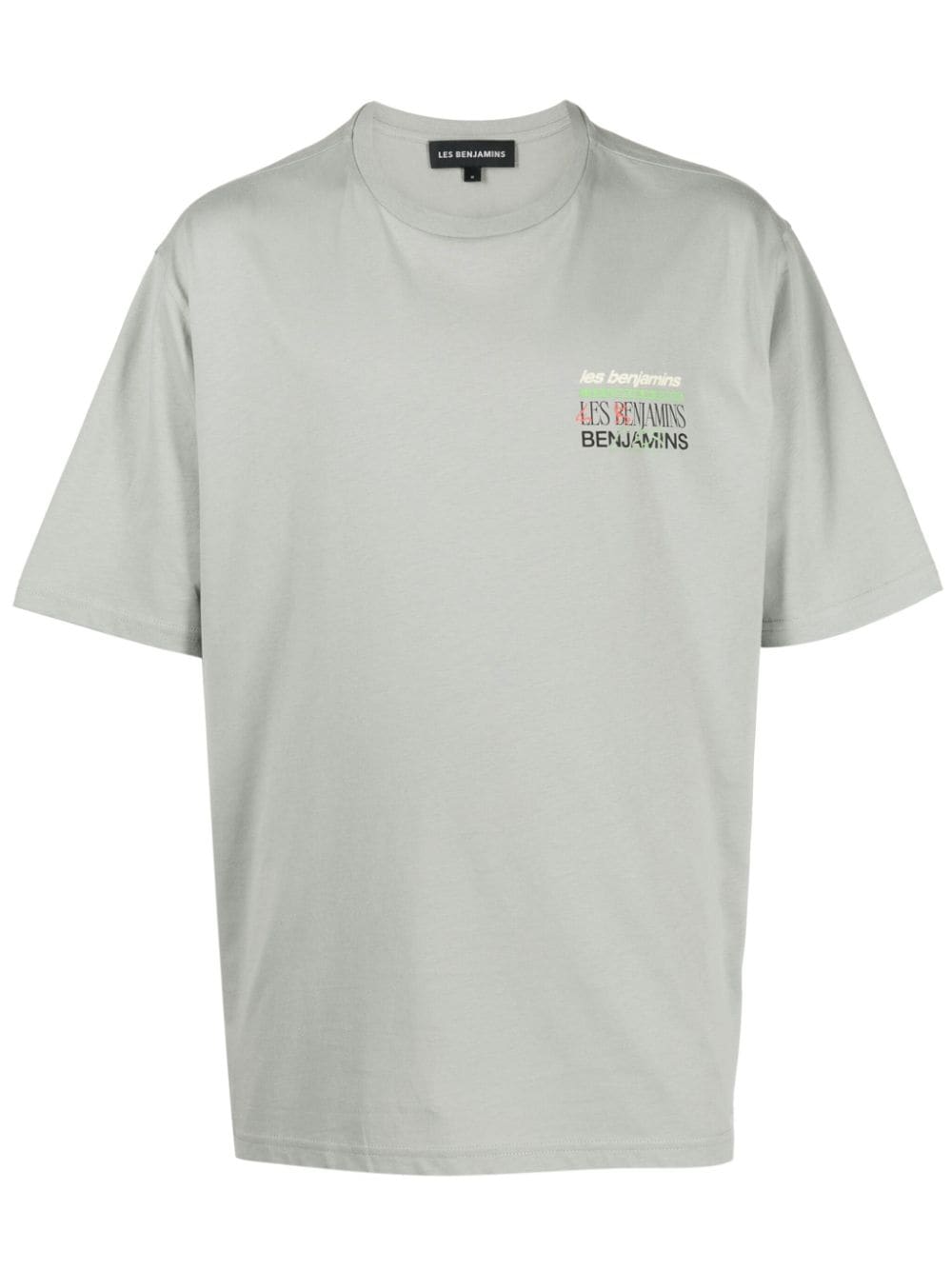Les Benjamins T-Shirt mit Logo-Print - Grau von Les Benjamins