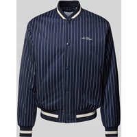 Les Deux Bomberjacke mit Label-Stitching Modell 'Tech Varsity' in Marine, Größe XXL von Les Deux