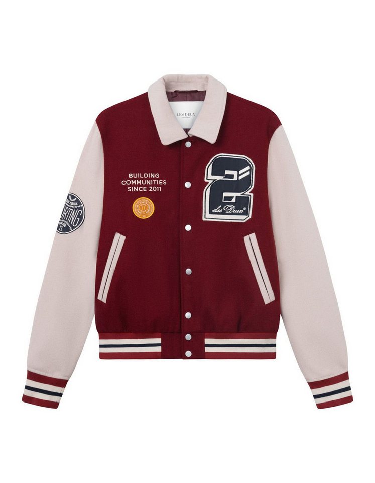 Les Deux Collegejacke - Wolljacke im College-Stil von Les Deux