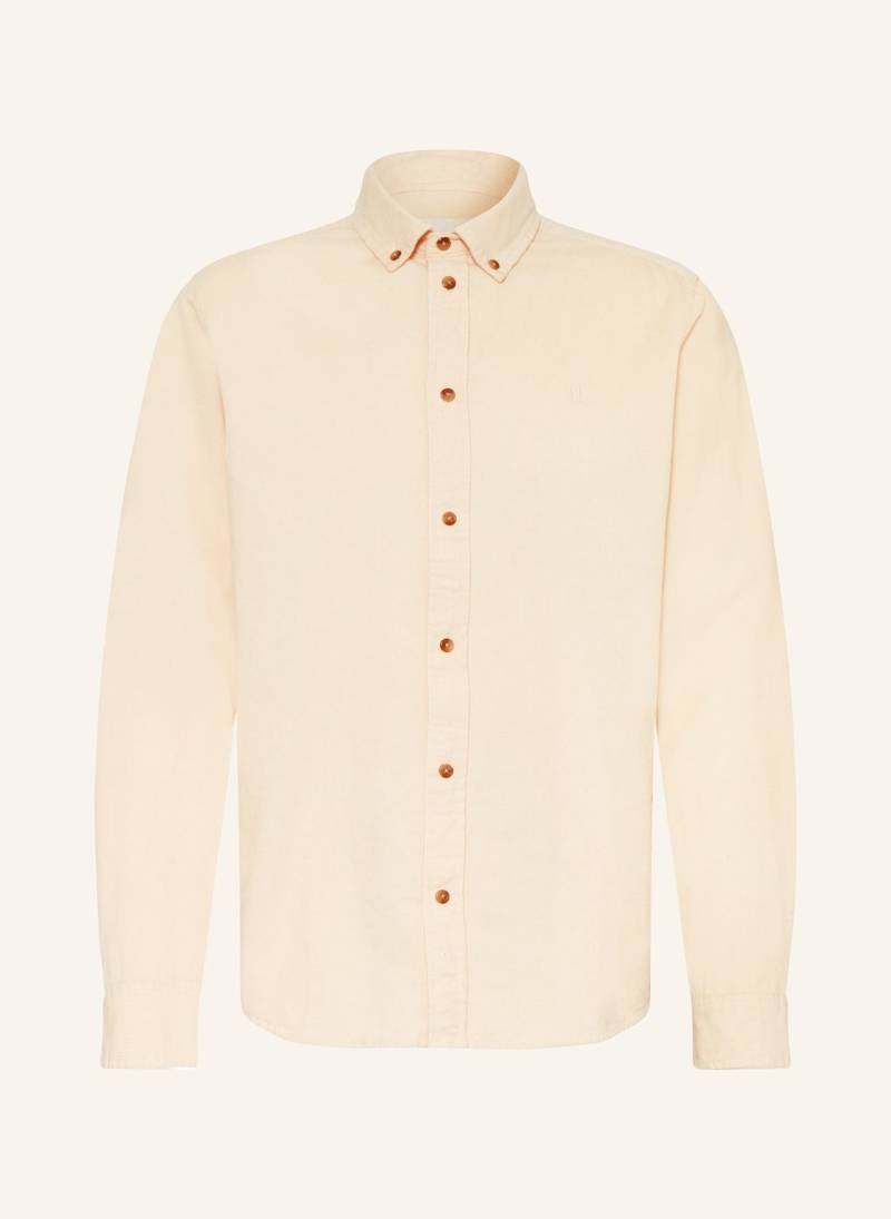 Les Deux Cordhemd Konrad Regular Fit weiss von Les Deux