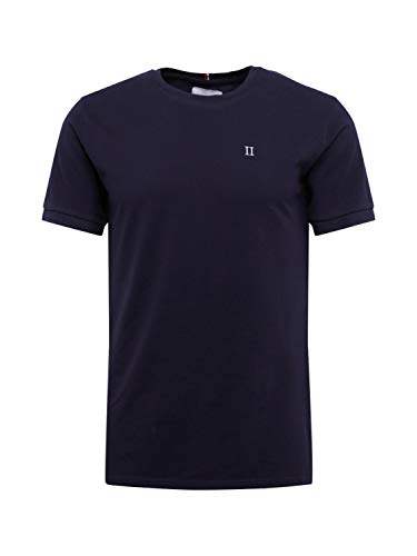 Les Deux Herren Shirt Piqué Navy M von Les Deux