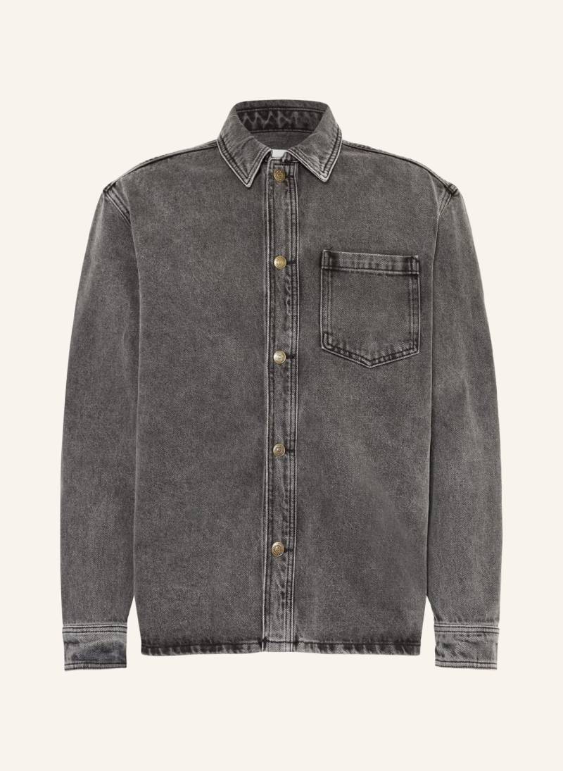 Les Deux Jeans-Overshirt Loan grau von Les Deux