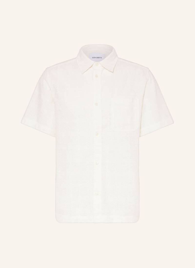Les Deux Kurzarm-Hemd Charlie Regular Fit weiss von Les Deux