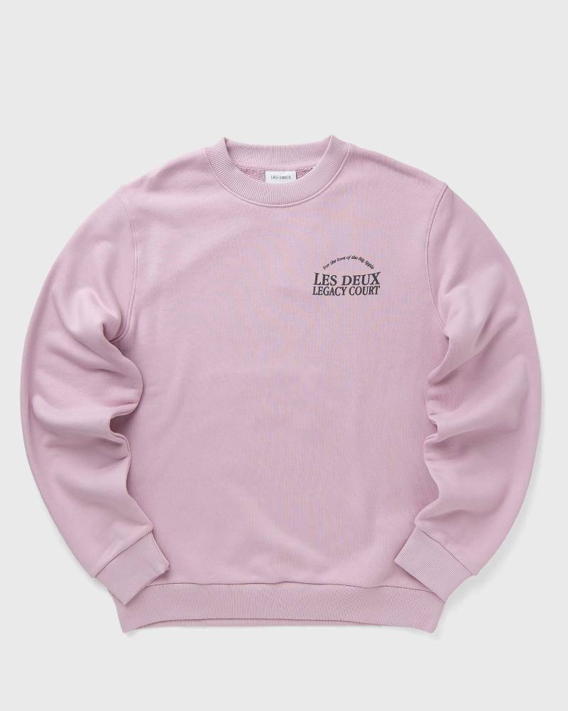 Les Deux Legacy Court Sweatshirt men Sweatshirts pink in Größe:S von Les Deux