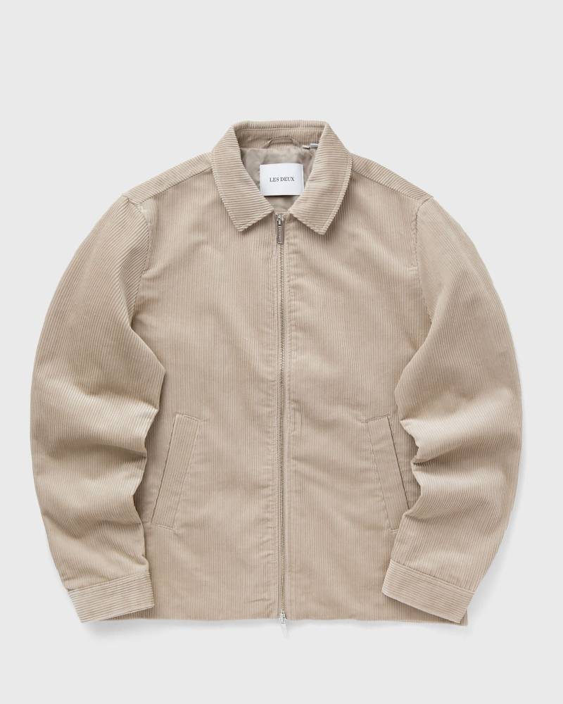 Les Deux Marchall Corduroy Coach Jacket men Overshirts beige in Größe:L von Les Deux