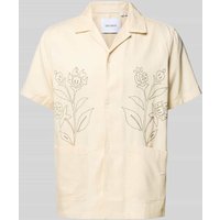Les Deux Regular Fit Freizeithemd mit Resortkragen Modell 'Kingsley' in Offwhite, Größe XXL von Les Deux