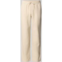 Les Deux Regular Fit Leinenhose mit Eingrifftaschen Modell 'Patrick' in Sand, Größe M von Les Deux