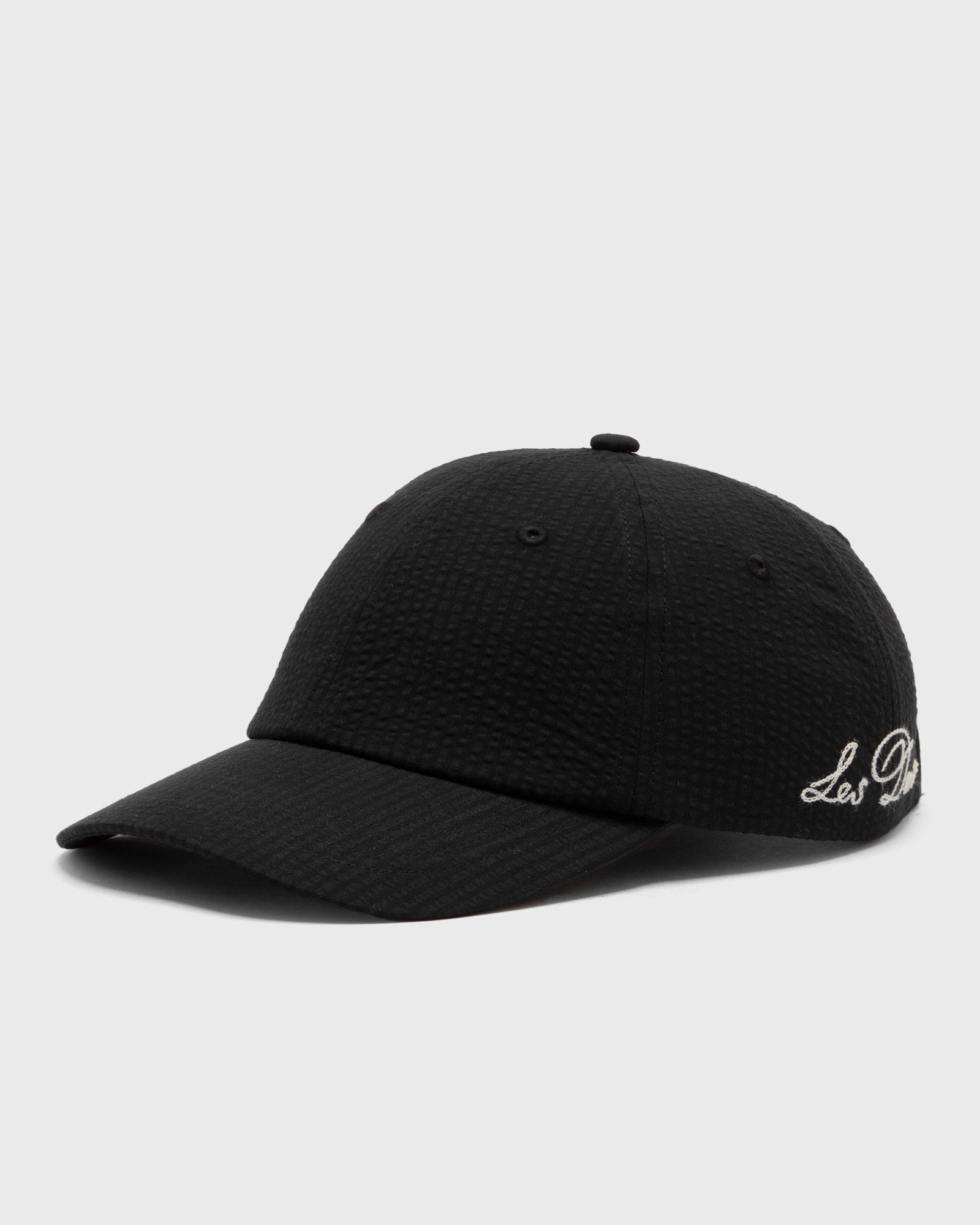 Les Deux Seersucker Dad Cap men Caps black in Größe:ONE SIZE von Les Deux