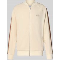 Les Deux Sweatjacke mit Zweiwege-Reißverschluss Modell 'Sterling' in Offwhite, Größe XXL von Les Deux
