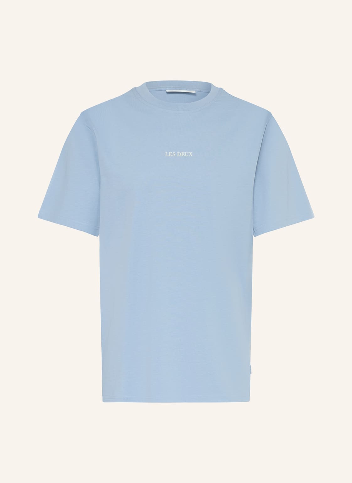 Les Deux T-Shirt Andrew blau von Les Deux