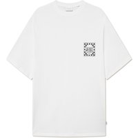 Les Deux T-Shirt aus einem Heavy-Baumwolljersey mit Prints in L von Les Deux