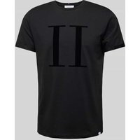 Les Deux T-Shirt mit Label-Print Modell 'Encore' in Black, Größe XL von Les Deux