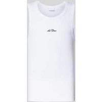 Les Deux Tanktop mit Label-Stitching Modell 'Arthur' in Weiss, Größe M von Les Deux