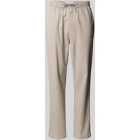 Les Deux Tapered Fit Stoffhose mit Tunnelzug Modell 'Como' in Sand, Größe 33 von Les Deux