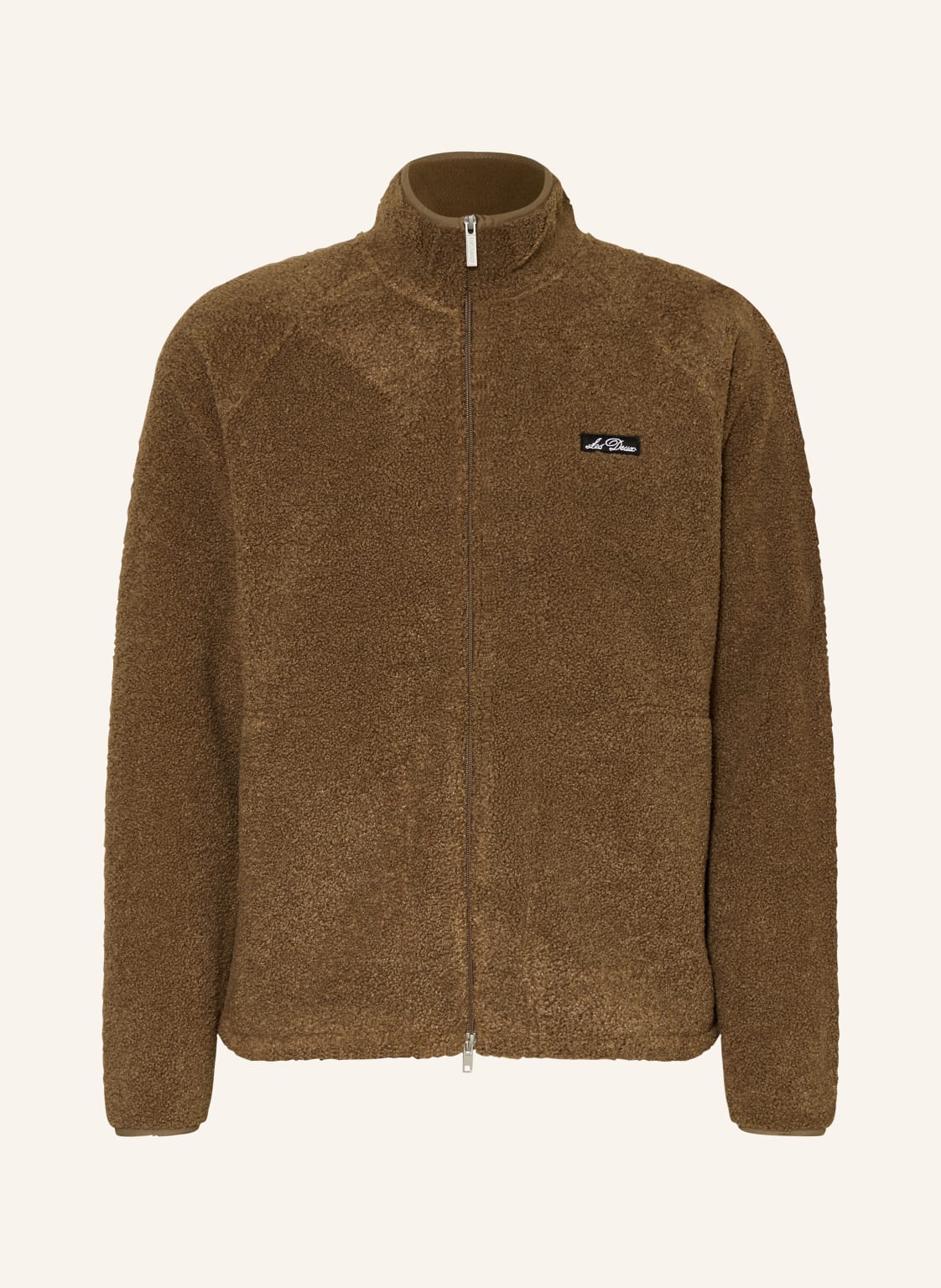 Les Deux Teddyfell-Jacke Creed braun von Les Deux