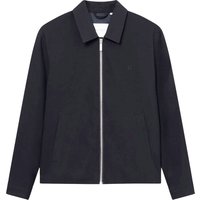 Les Deux Urbanes Overshirt im Woll-Mix mit Zip in XXL von Les Deux