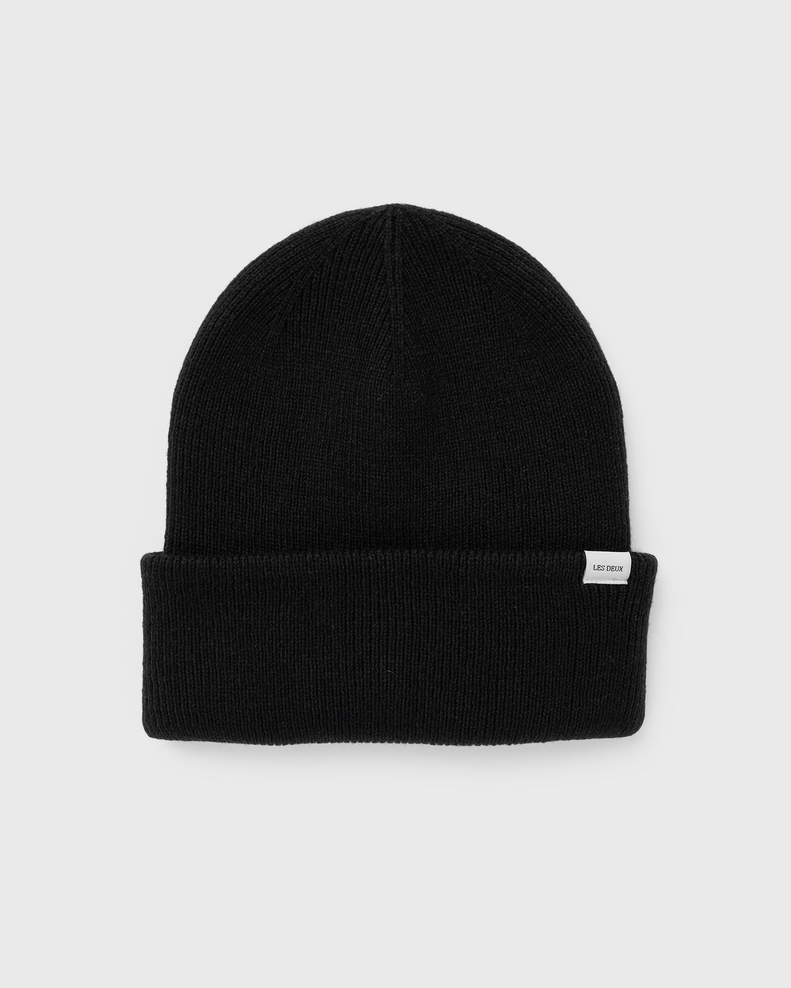 Les Deux Wayne Wool Beanie men Beanies black in Größe:ONE SIZE von Les Deux