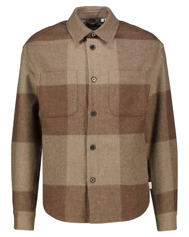 Les Deux Winterjacke Herren Hemdjacke mit Wolle JACOB CHECK von Les Deux