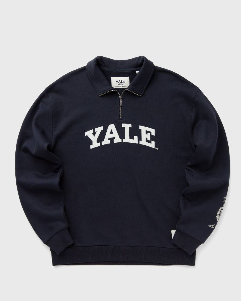 Les Deux Yale Logo Half-Zip Sweatshirt men Half-Zips blue in Größe:XL von Les Deux