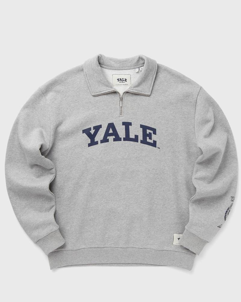 Les Deux Yale Logo Half-Zip Sweatshirt men Half-Zips grey in Größe:L von Les Deux